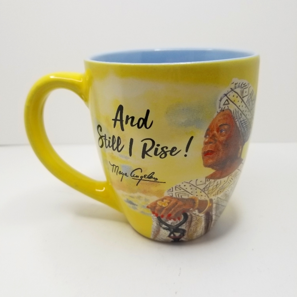 African American Expressions - Maya Angelou and Still I Rise Mug (15 oz.) CHMUG4